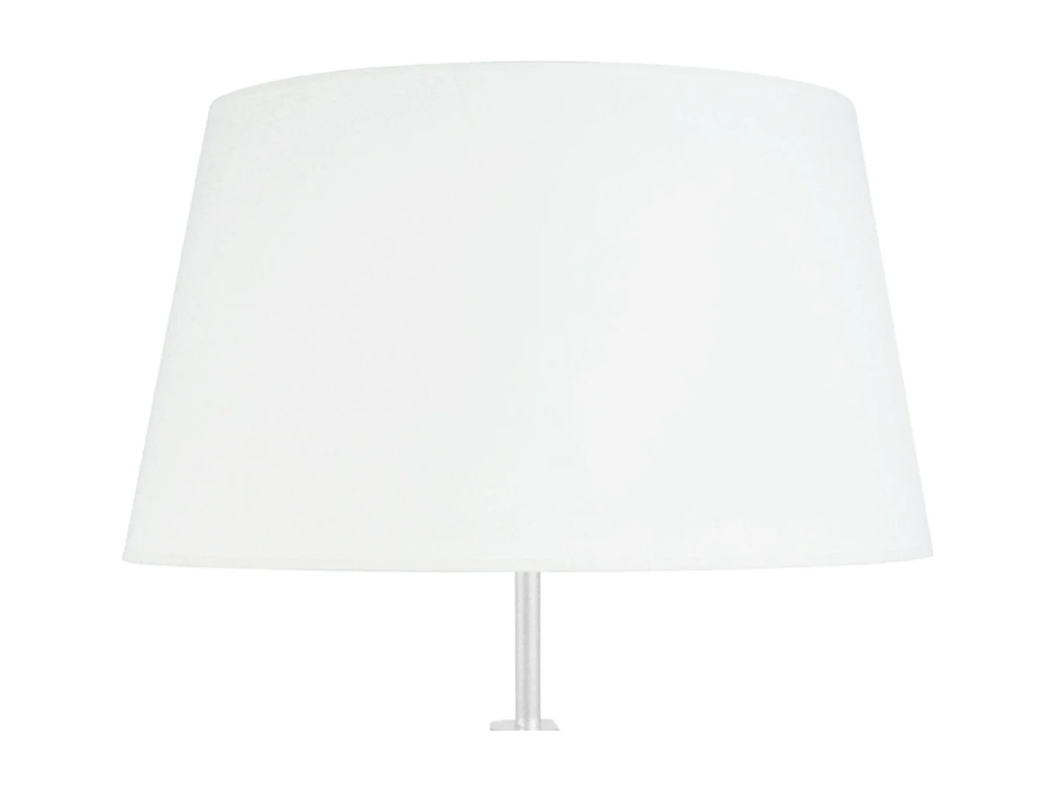 Candeeiro de mesa TOSEL VILI A LT2 tecido coluna branco D25 x  H54  cm