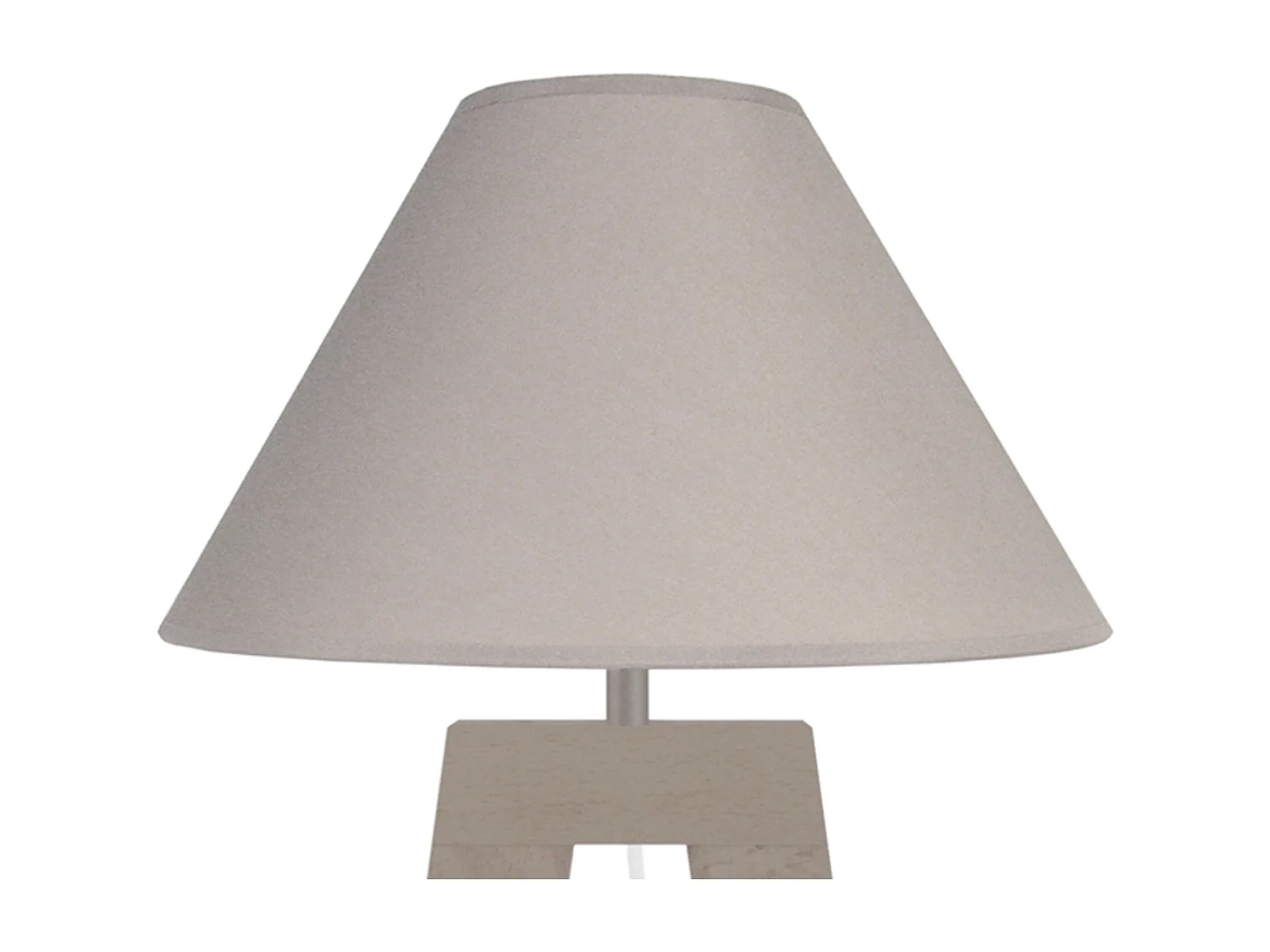 Lámpara de Mesa  TOSEL ,madera,Gris , A54xD30xP30cm