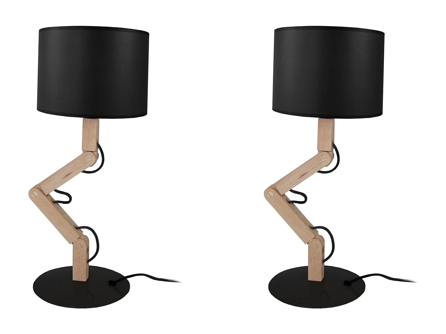 Abajur TOSEL MARY B LT2 tecido cilindro laranja D16 x  H24  cm