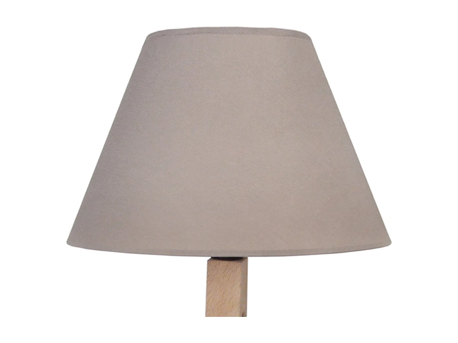 Abajur TOSEL MARY B LT2 tecido cilindro branco D16 x  H24  cm