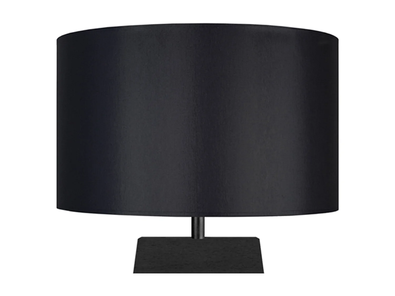 Lampe a Poser TOSEL ,bois,Noir ,H54xD25xP25cm