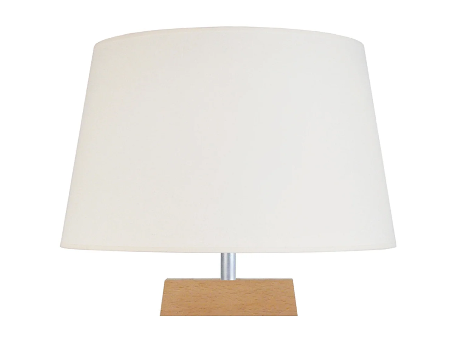 Lampe a Poser TOSEL ,bois,naturel,H54xD30xP 30cm