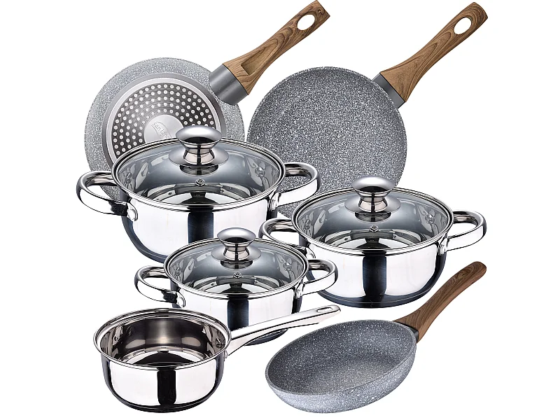 7 pièces en acier inoxydable en acier en acier en acier