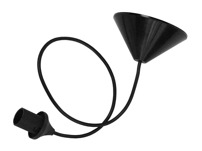 Suspensão TOSEL  PENDEL cordão de algodão globo Verde D16 x  H80  cm