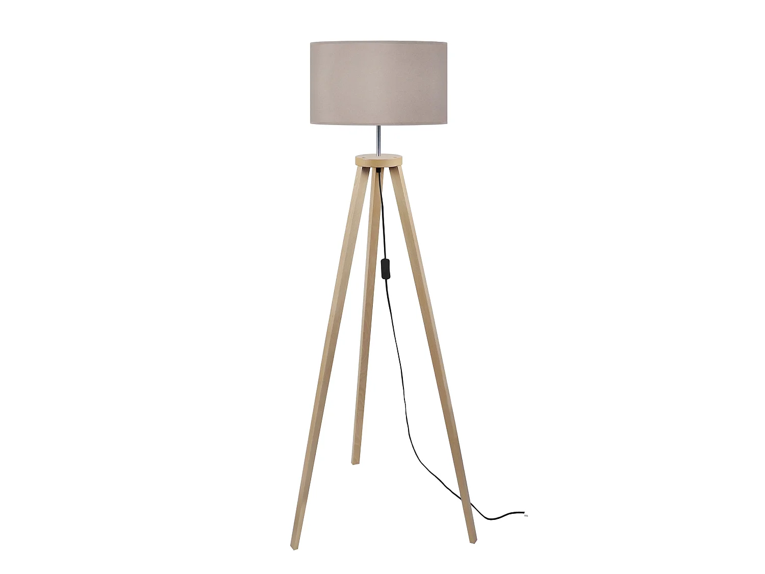 Abajur TOSEL TAMBOUR 60 tecido tambor cru D60 x H25  cm