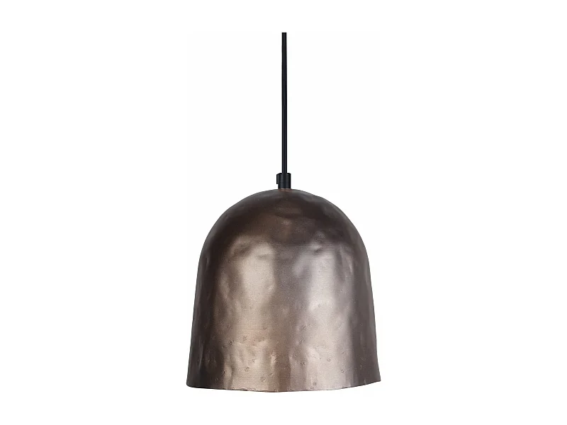 Suspensão TOSEL  ELIOT vidro cúpula preto D20 x  H70  cm