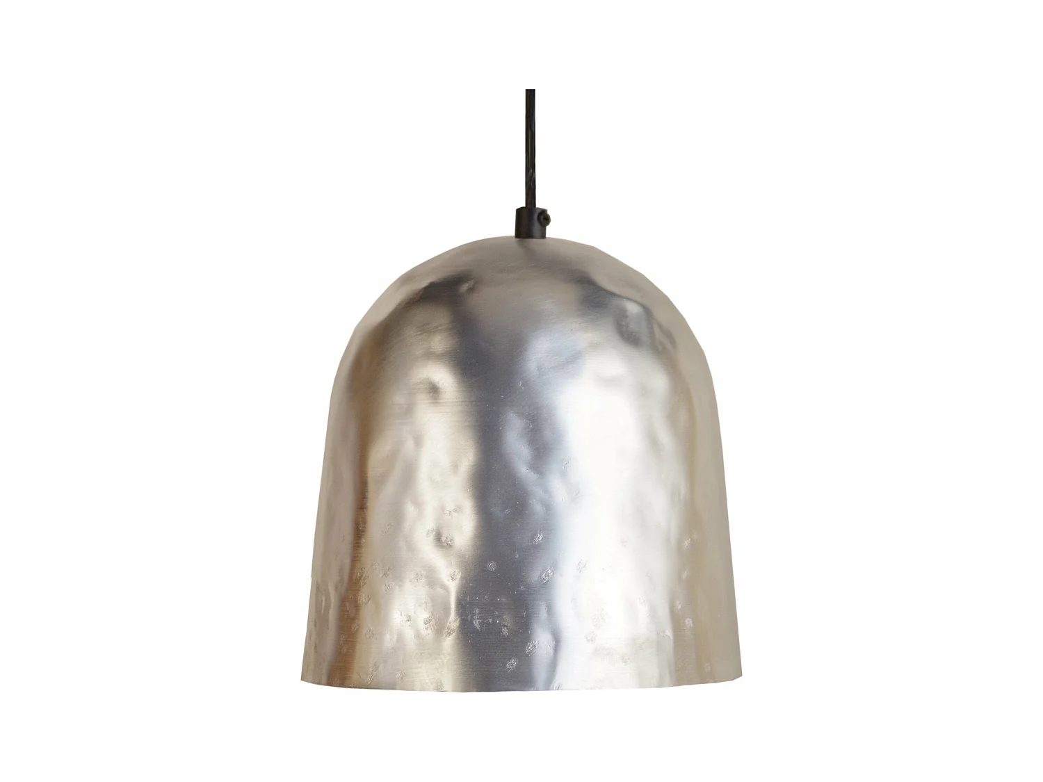 Suspension ogive martelé aluminium 80 cm.