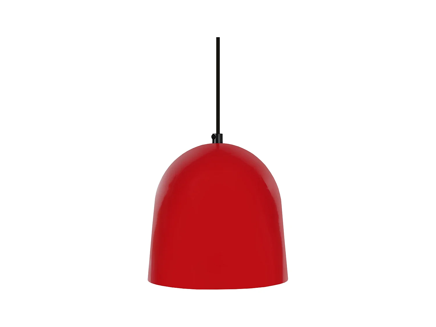 Suspension TOSEL ,métal,Rouge ,H80x D 17xP17cm
