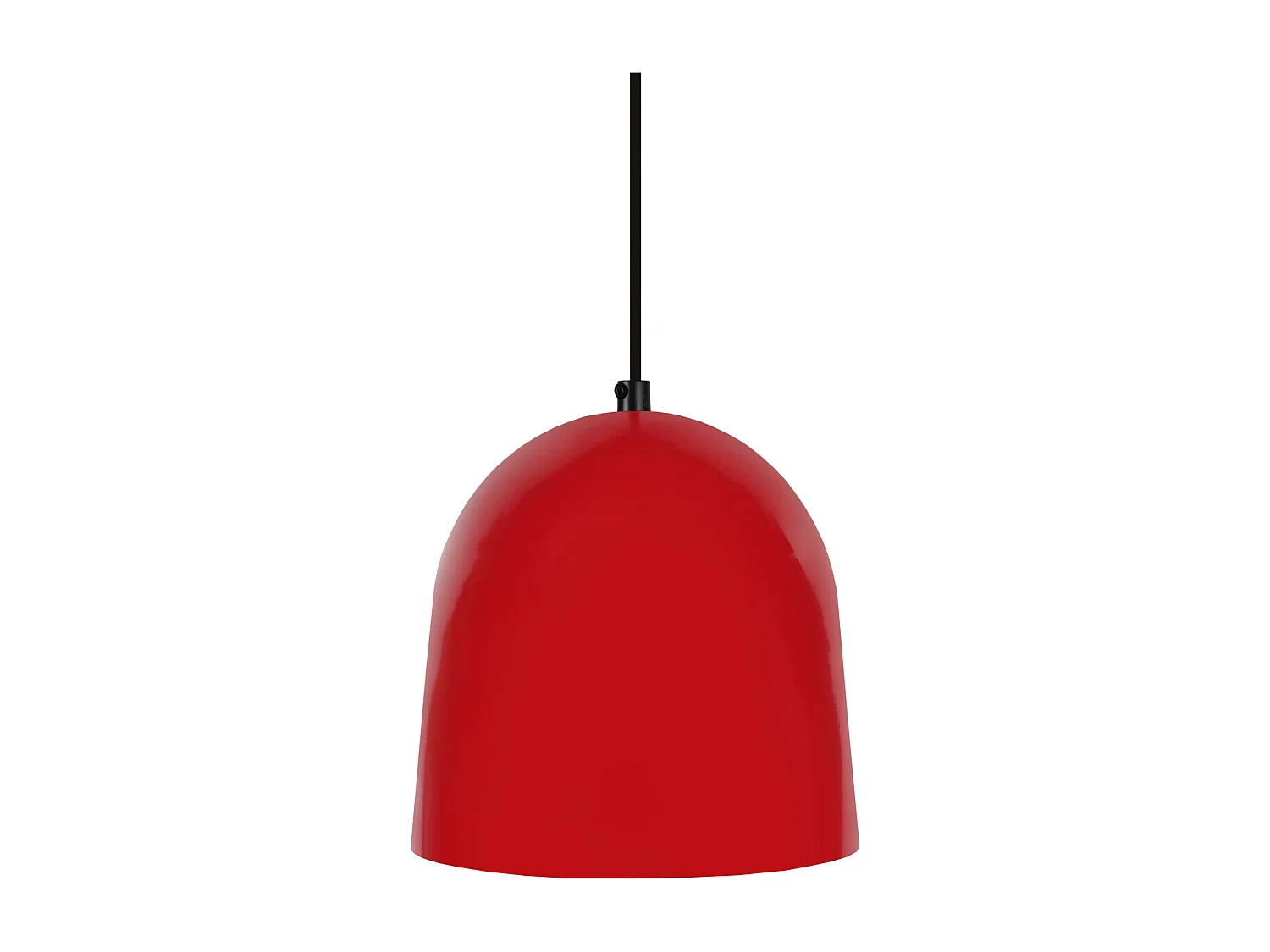 Suspension TOSEL ,métal,Rouge ,H80x D 17xP17cm
