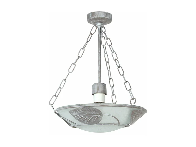 Suspension bol métal  taupe 70 cm.