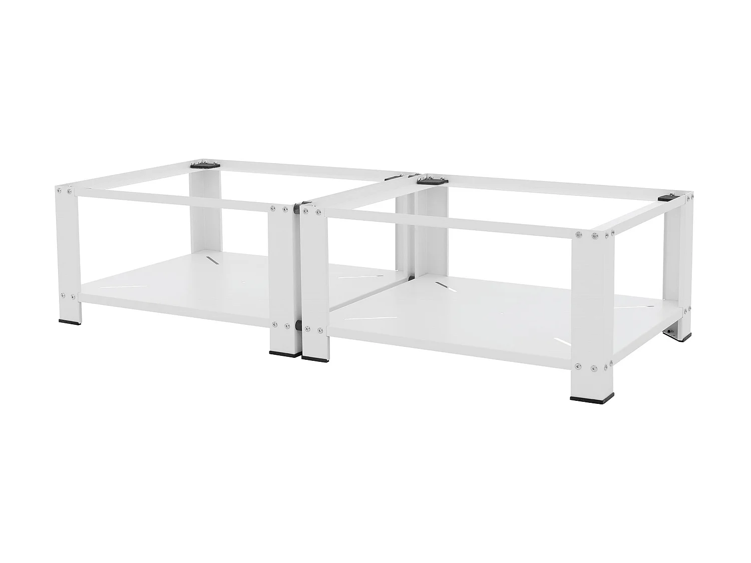 Socle machine à laver double avec étagère base 150 kg/support ML-DESIGN