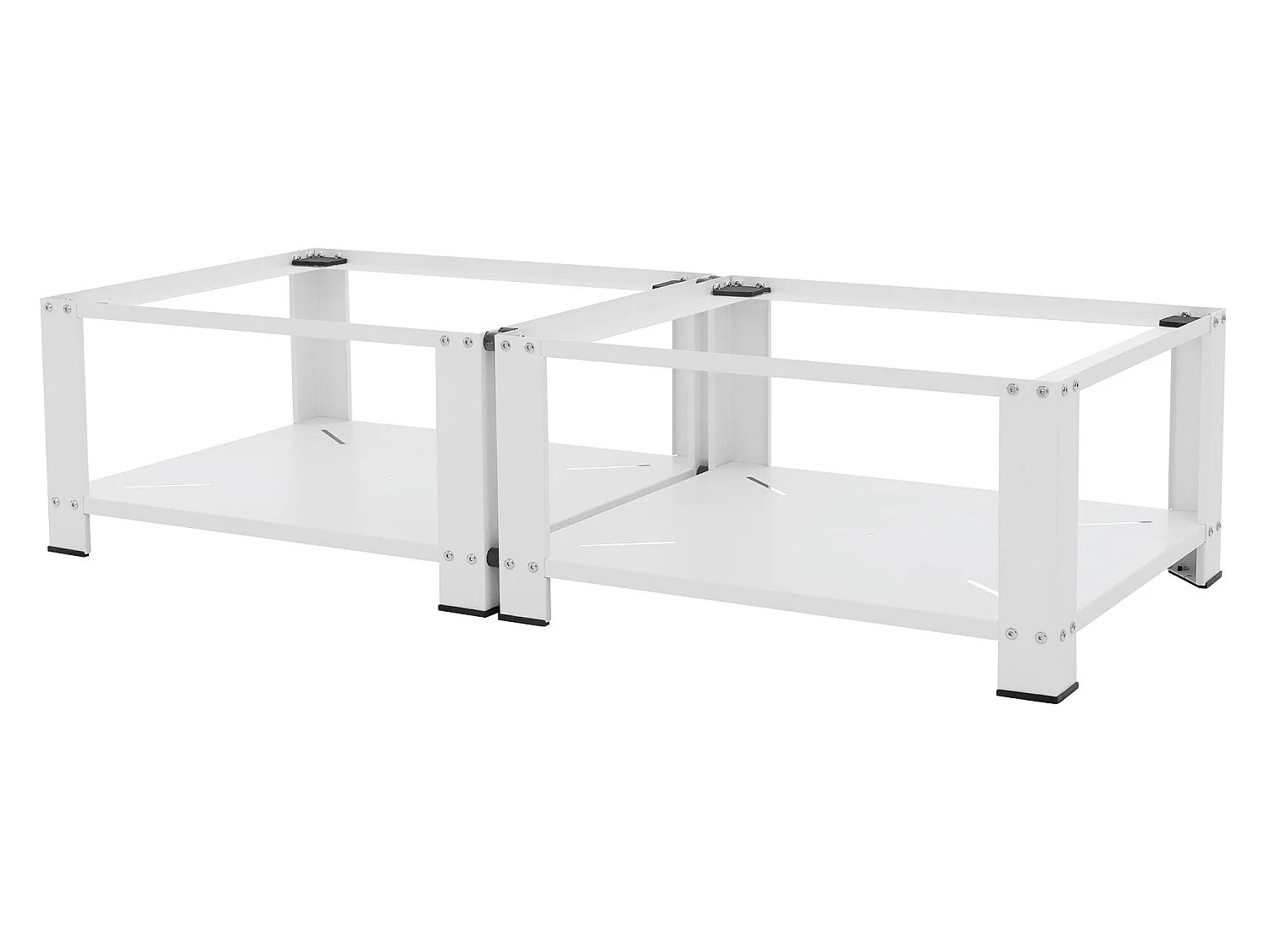 Zócalo lavadora doble con balda base 150 kg/soporte ML-DESIGN