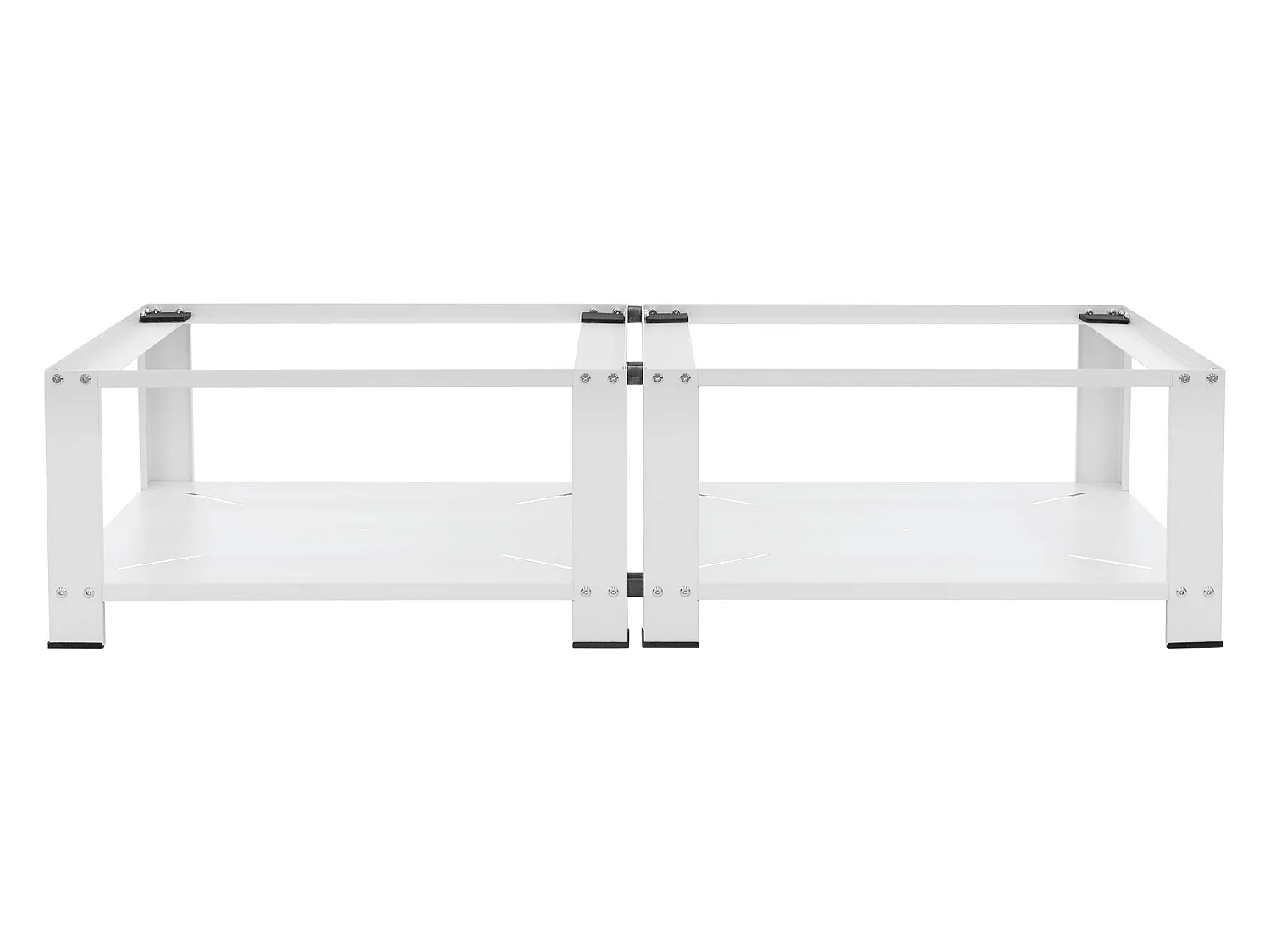 Zócalo lavadora doble con balda base 150 kg/soporte ML-DESIGN