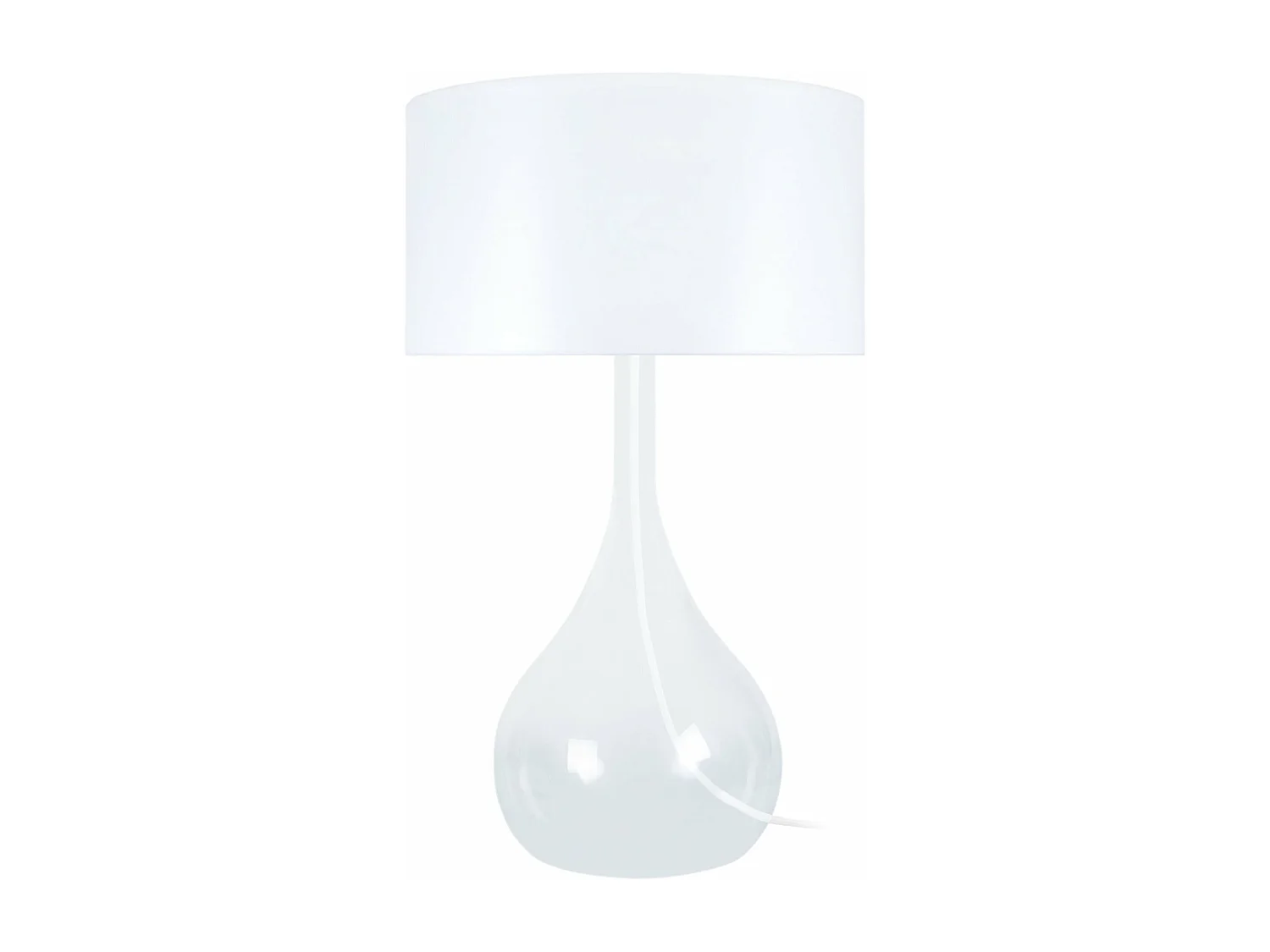 Abajur TOSEL NENNA tecido cônico amarelo D35 x  H47  cm