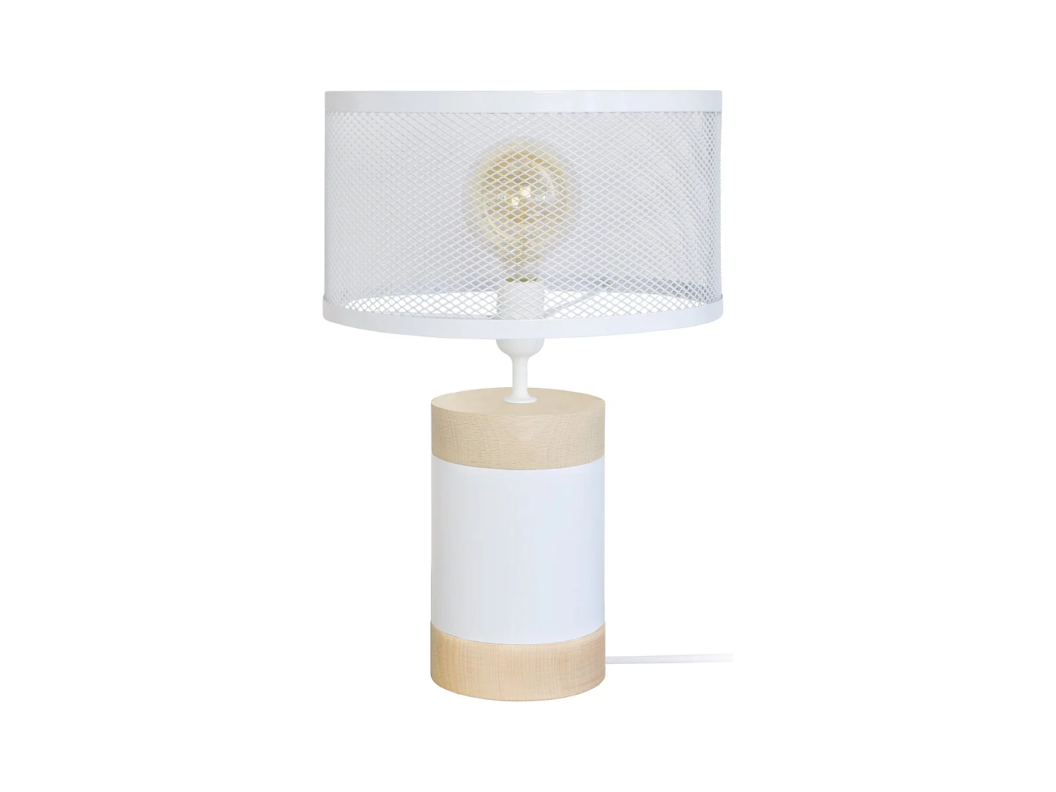Lampe a Poser TOSEL ,métal,naturel,H46xD27xP27cm