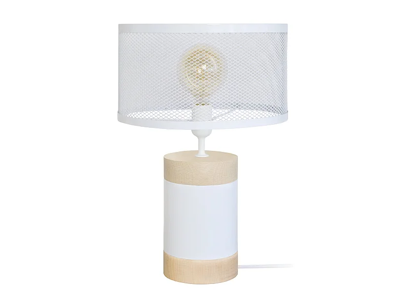 Lampe a Poser TOSEL ,métal,naturel,H46xD27xP27cm