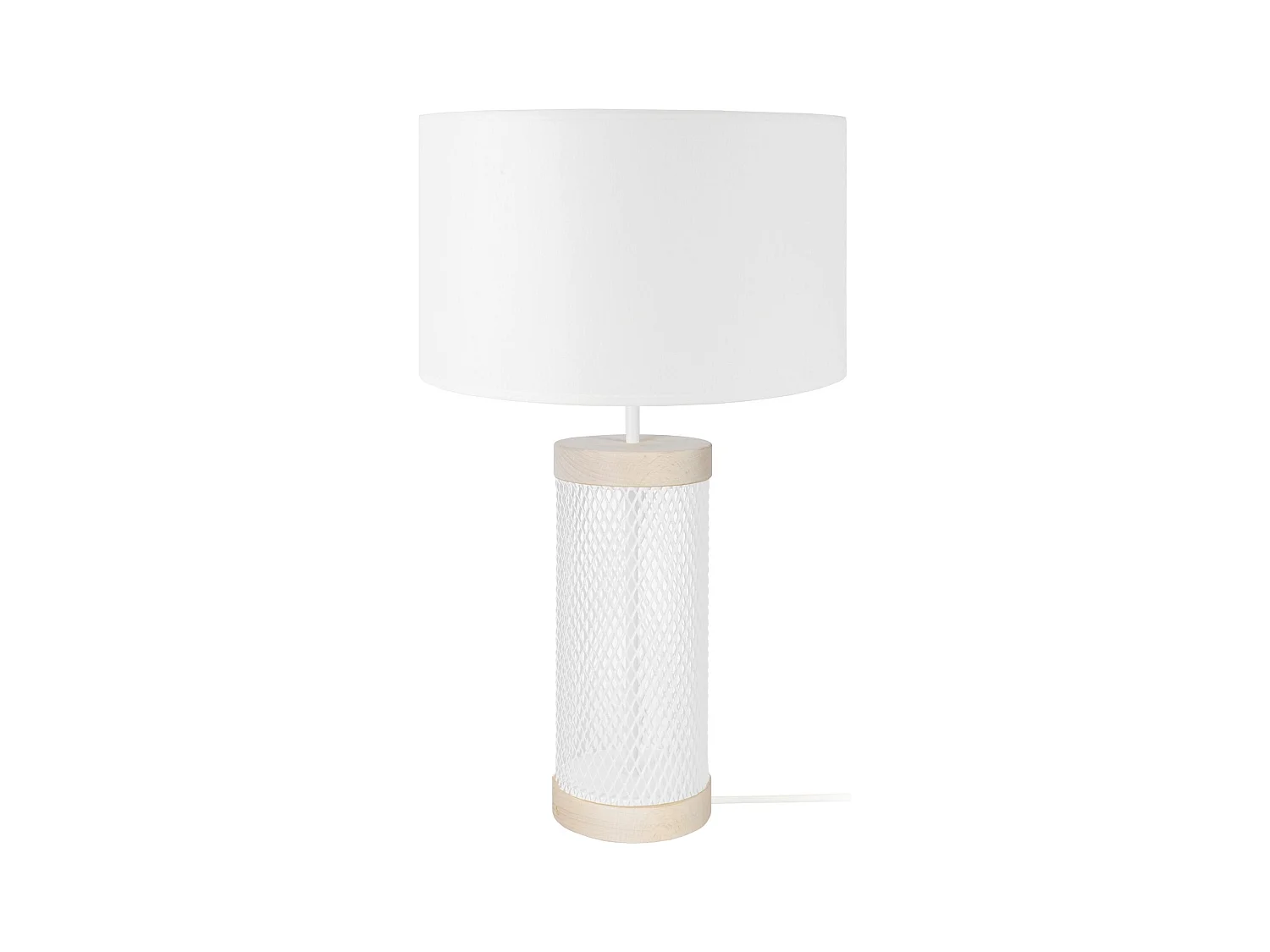 Lampe a Poser TOSEL ,métal,naturel,H50xD30xP 30cm