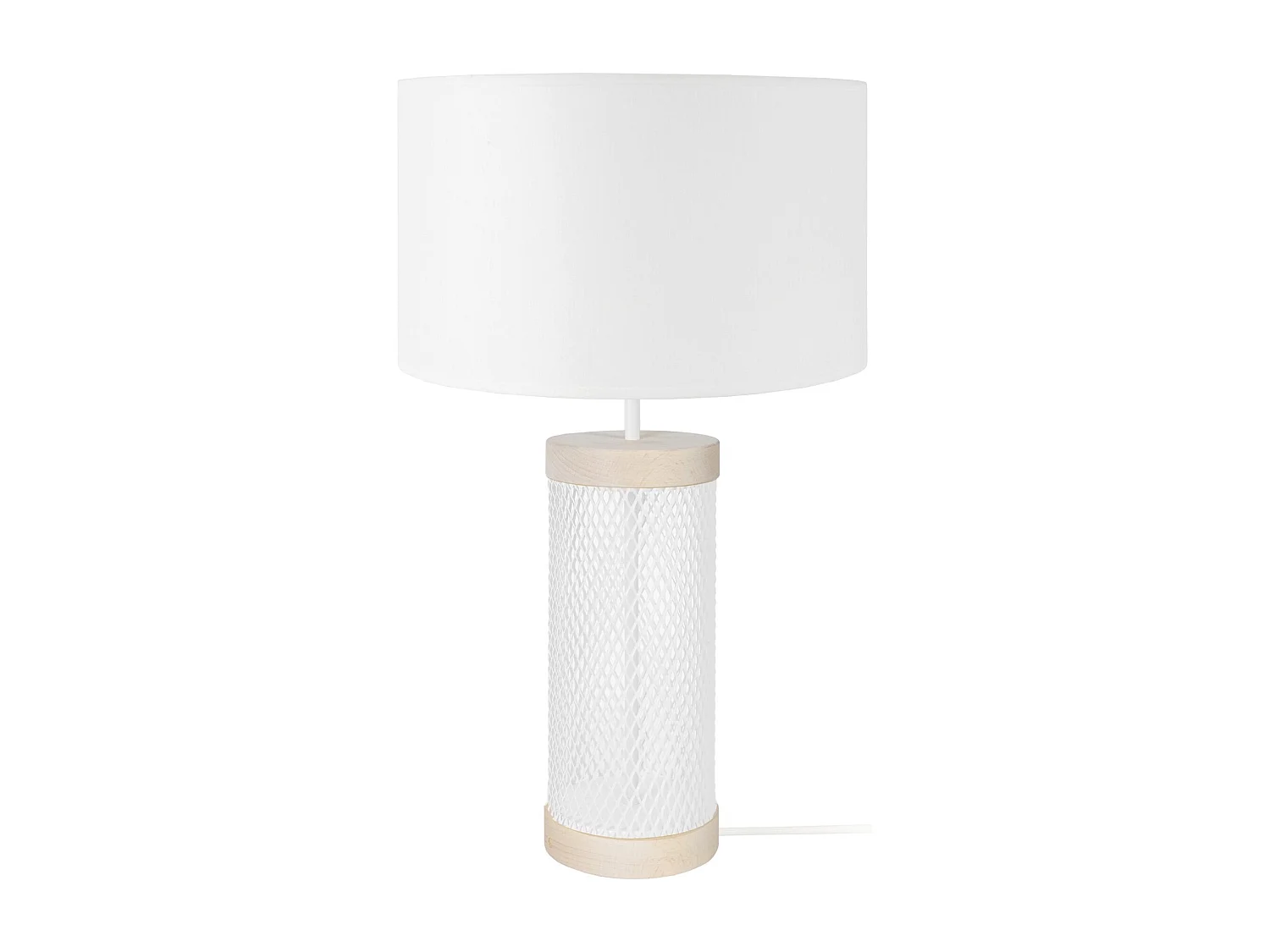 Lampe a Poser TOSEL ,métal,naturel,H50xD30xP 30cm