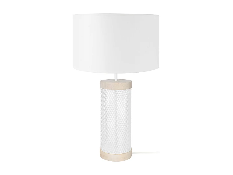 Lampe a Poser TOSEL ,métal,naturel,H50xD30xP 30cm