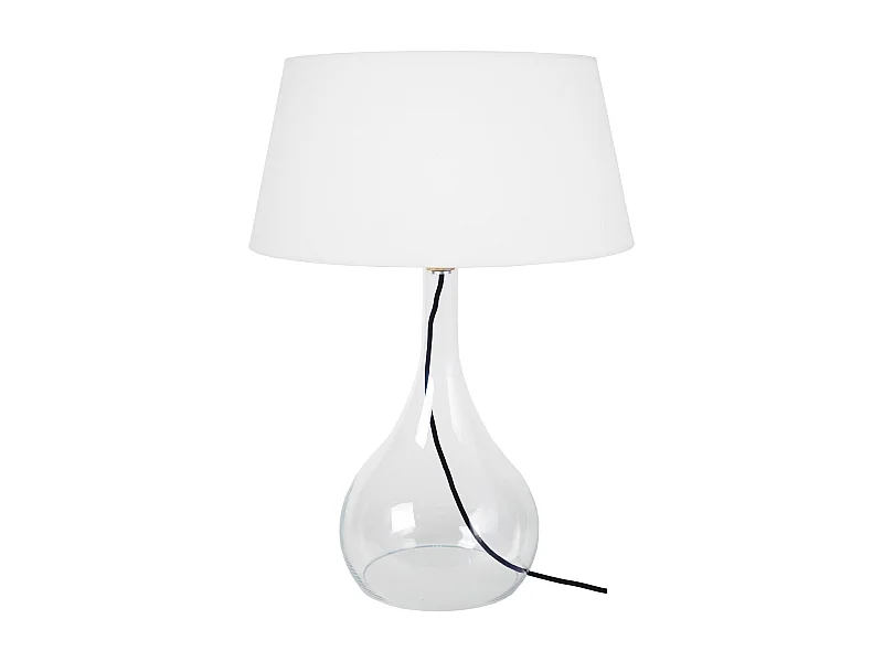 Lámpara de Salón TOSEL ,vidrio,Transparente ,A66xD45xP45 cm