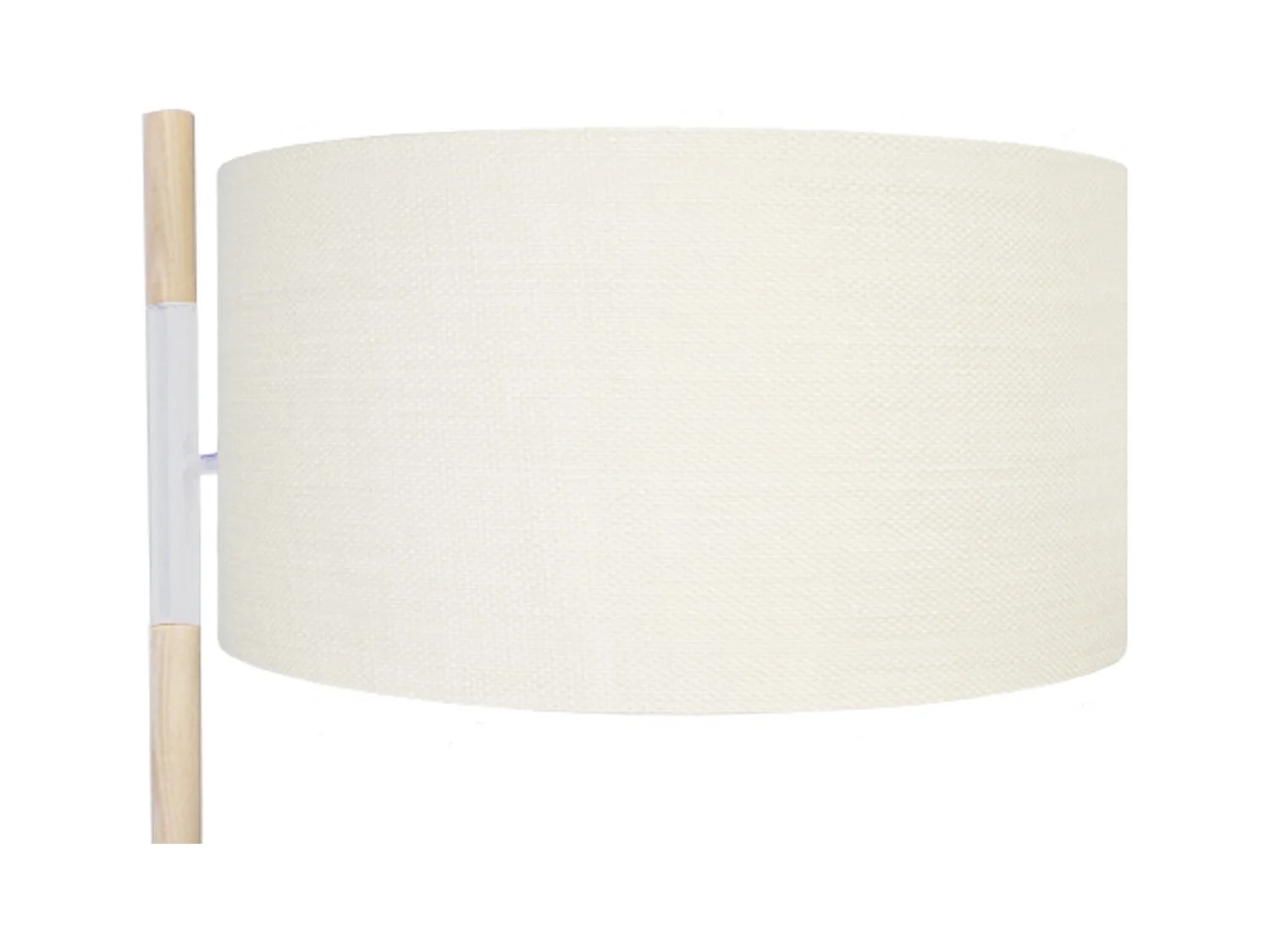 Lámpara de Pie TOSEL ,metal,Blanco  ,A145xD30xP30cm