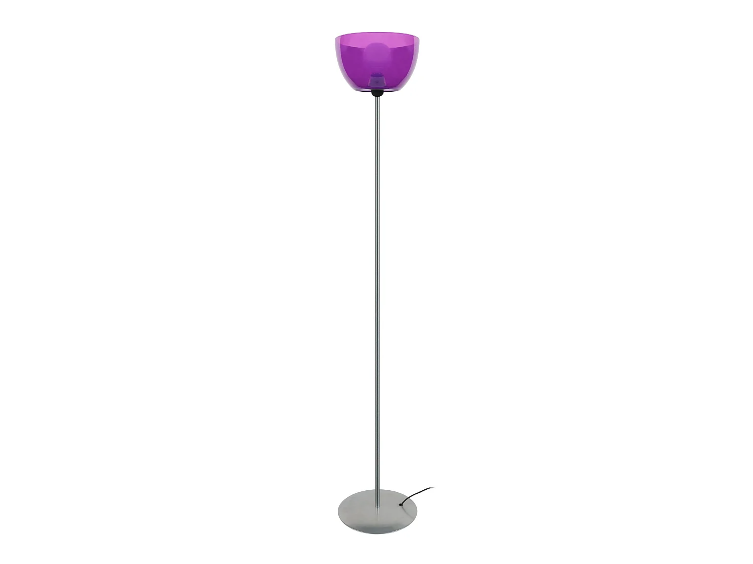 PLEXI  - Lampadaire droit métal aluminium