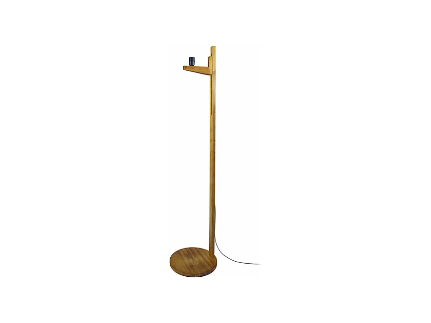 Lampadaire ,bois foncé 168 cm.