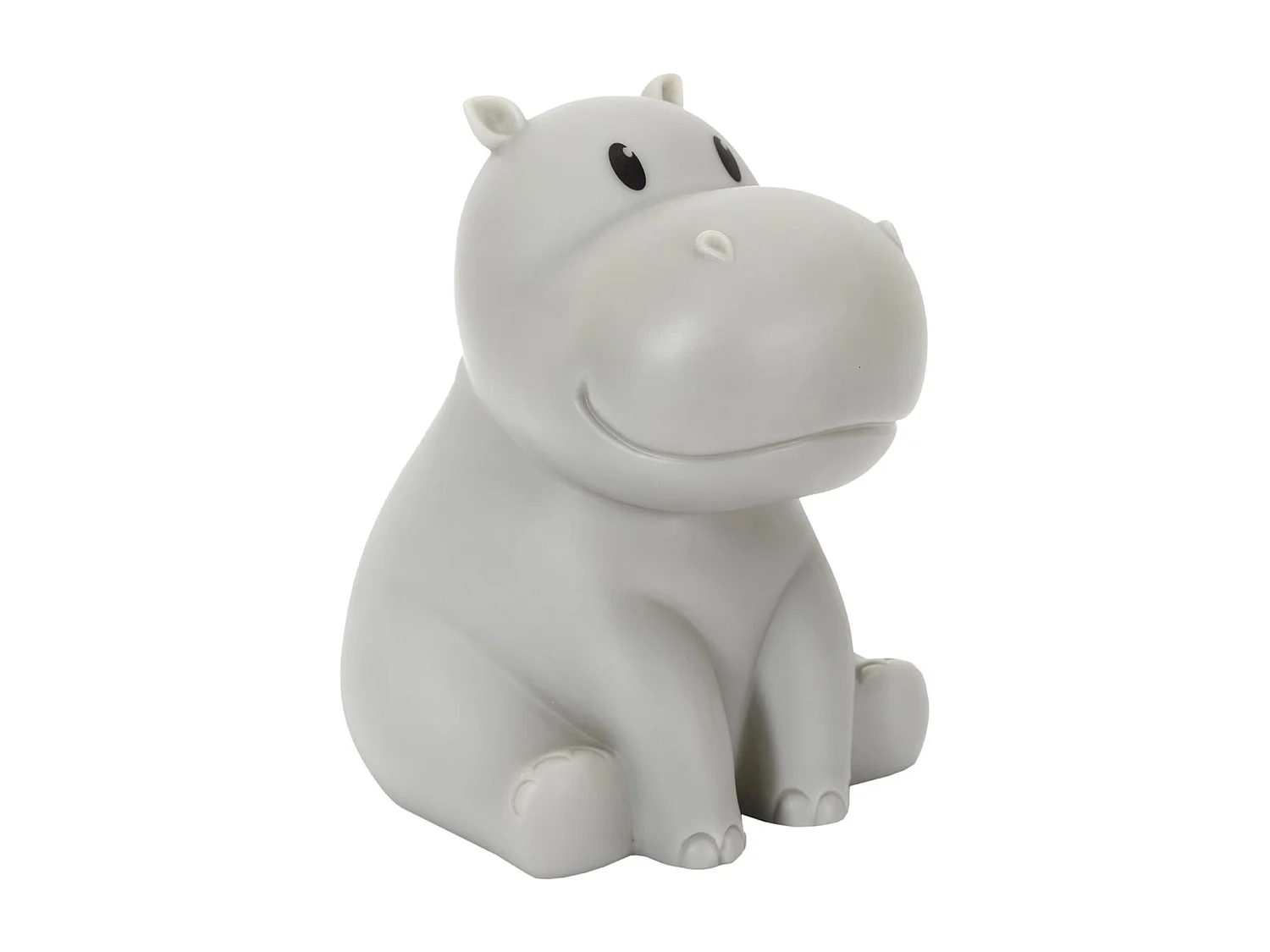 Lampe Veilleuse Hippopotame Gris