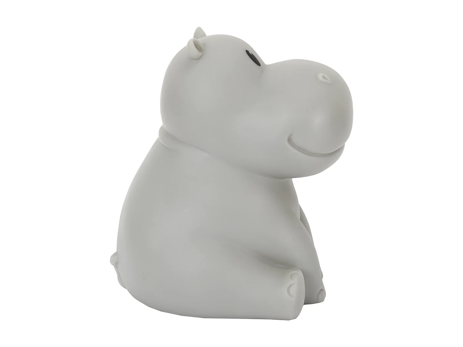 Lampe Veilleuse Hippopotame Gris