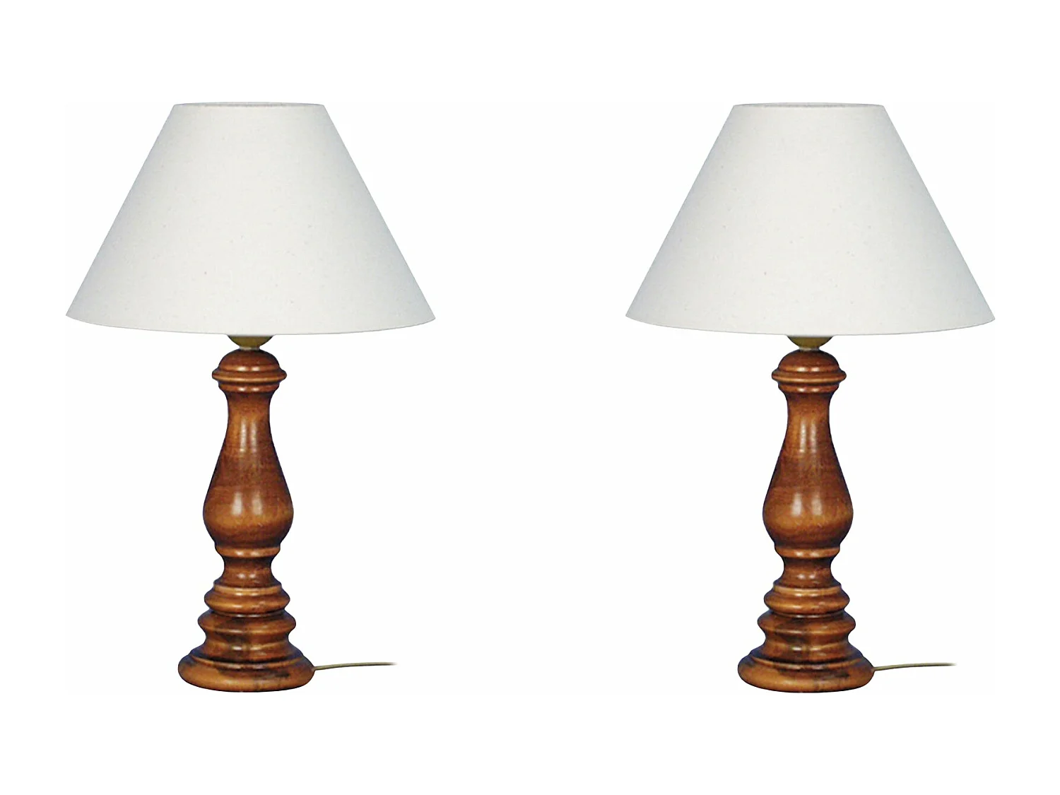 Abajur TOSEL GABY LT2 tecido tripé laranja D16 x  H31  cm