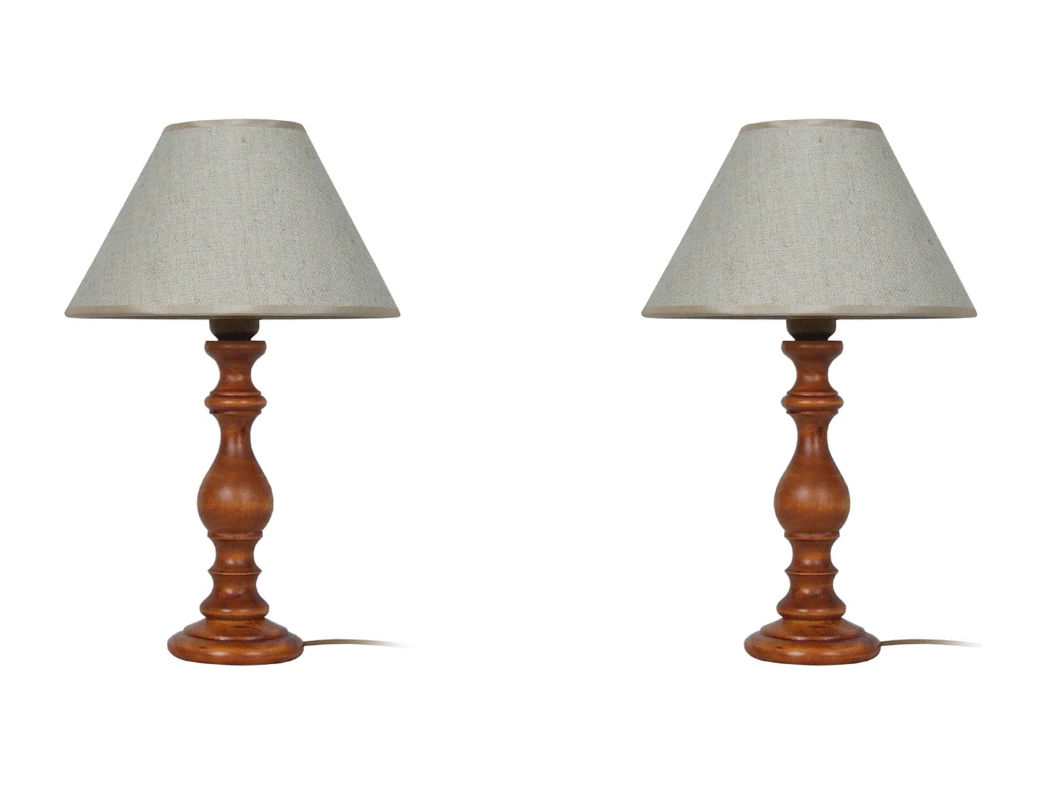 Abajur TOSEL GABY LT2 tecido tripé azul D16 x  H31  cm