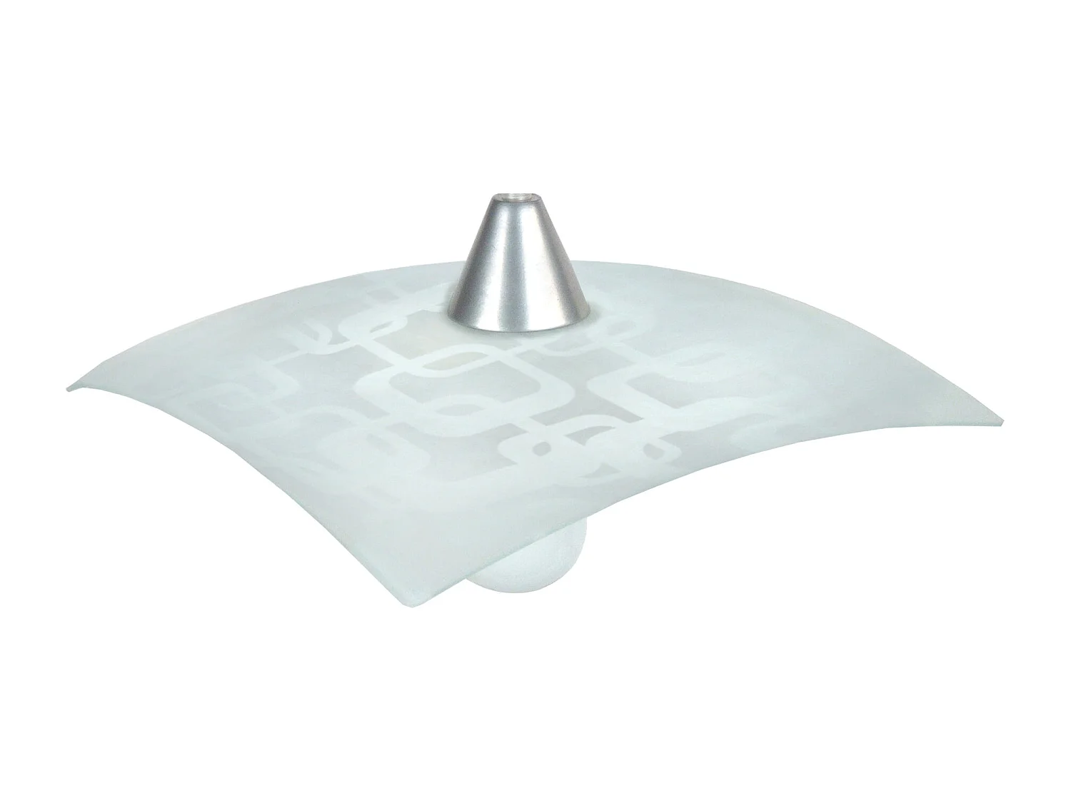 Suspension TOSEL ,verre,Noir ,H60xD 30x P 30cm