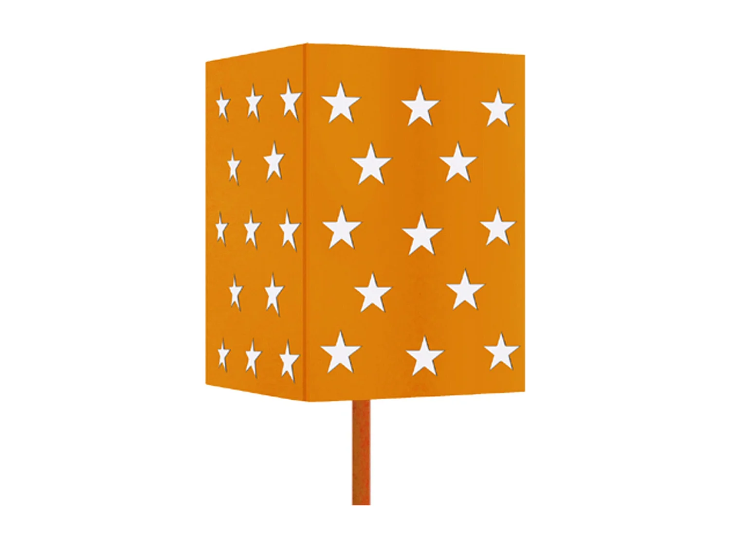 Lampadaire d'Enfant  TOSEL ,métal,Orange ,H162xD 18xP18cm