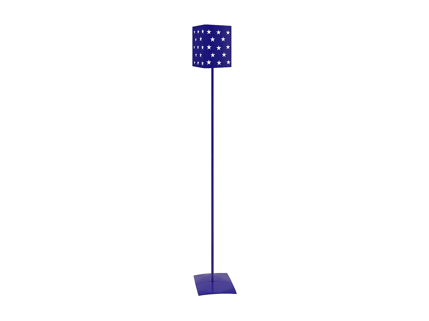 Lampadaire d'Enfant  TOSEL ,métal,Bleu,H 162x D18xP18cm