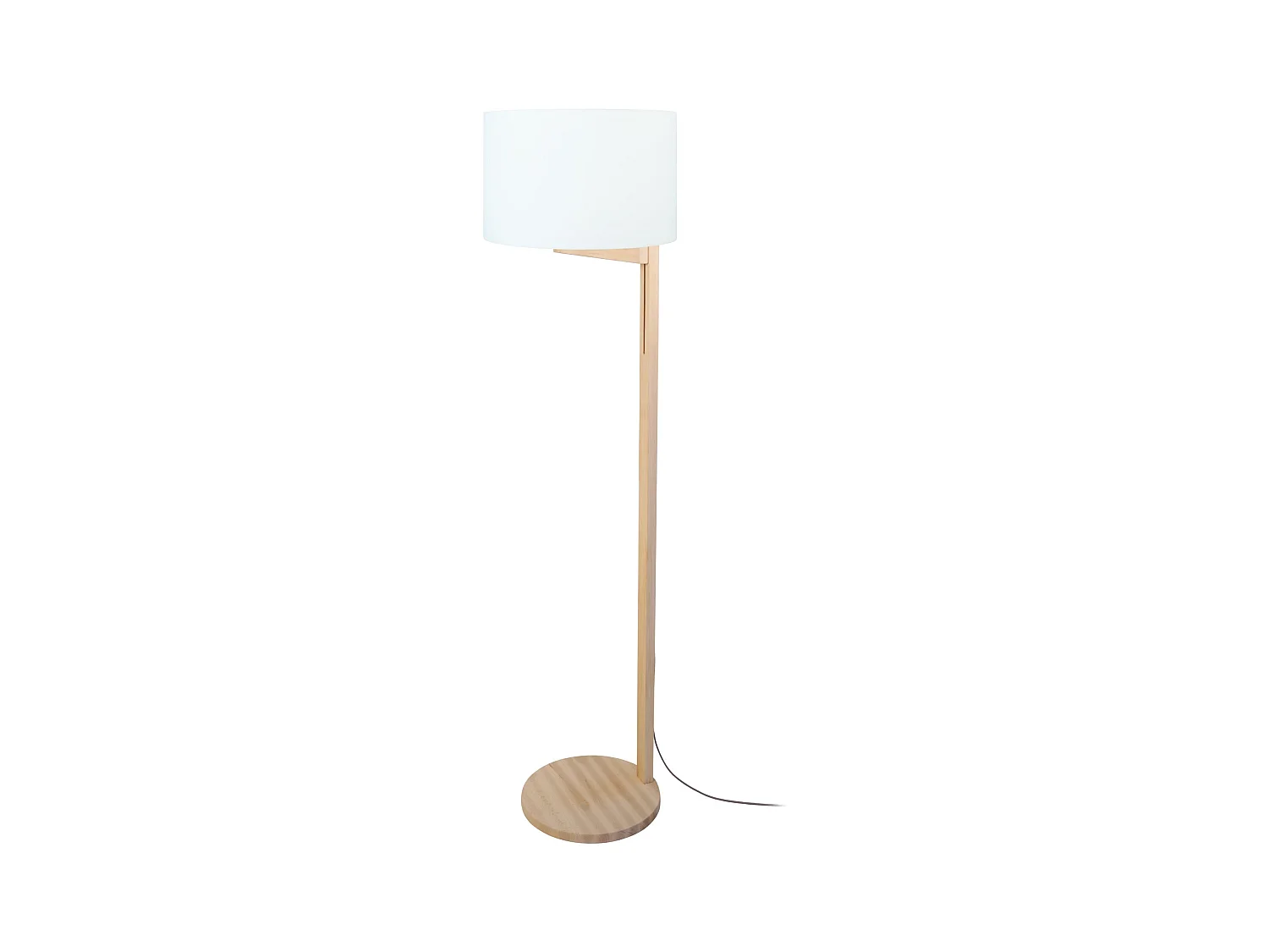 Lampadaire TOSEL ,bois,naturel,H 168x D45xP45cm