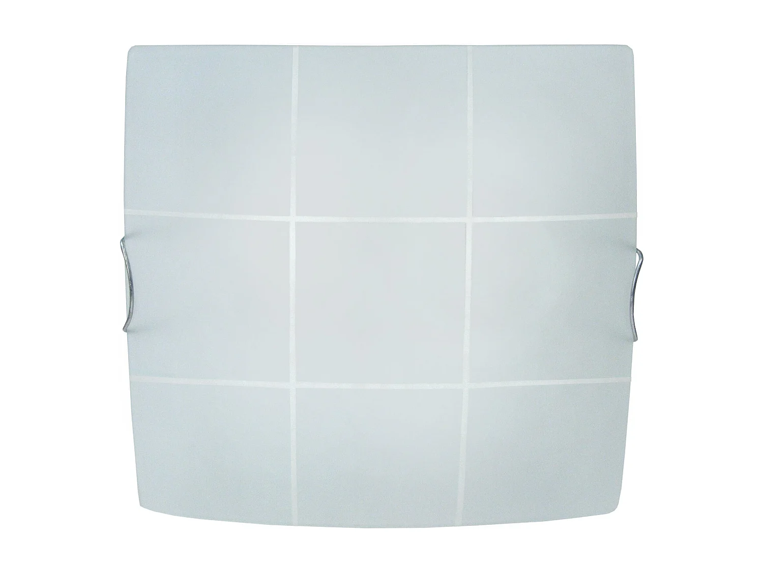 Plafón TOSEL ,vidrio,Gris ,A 15xD30x P 30cm