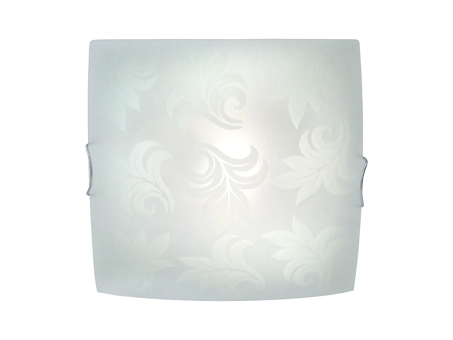 Plafonnier TOSEL ,verre,Gris , H 10xD30x P 30cm