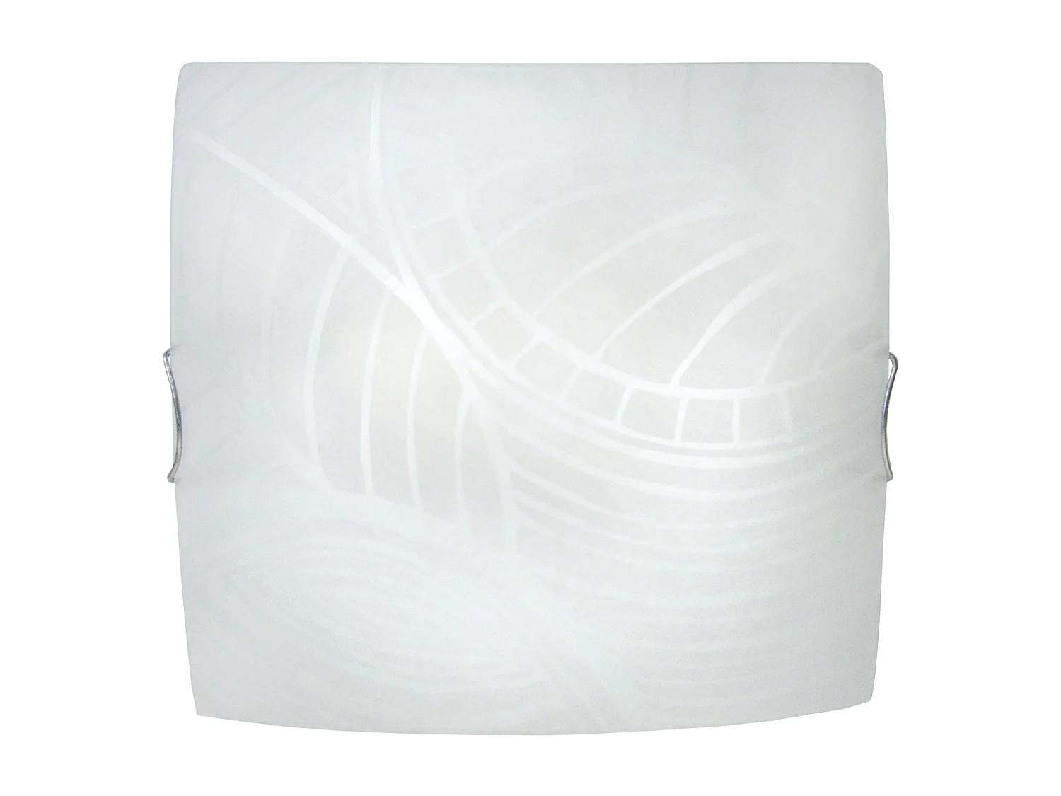 Plafón TOSEL ,vidrio,Gris , A10xD30xP 30cm