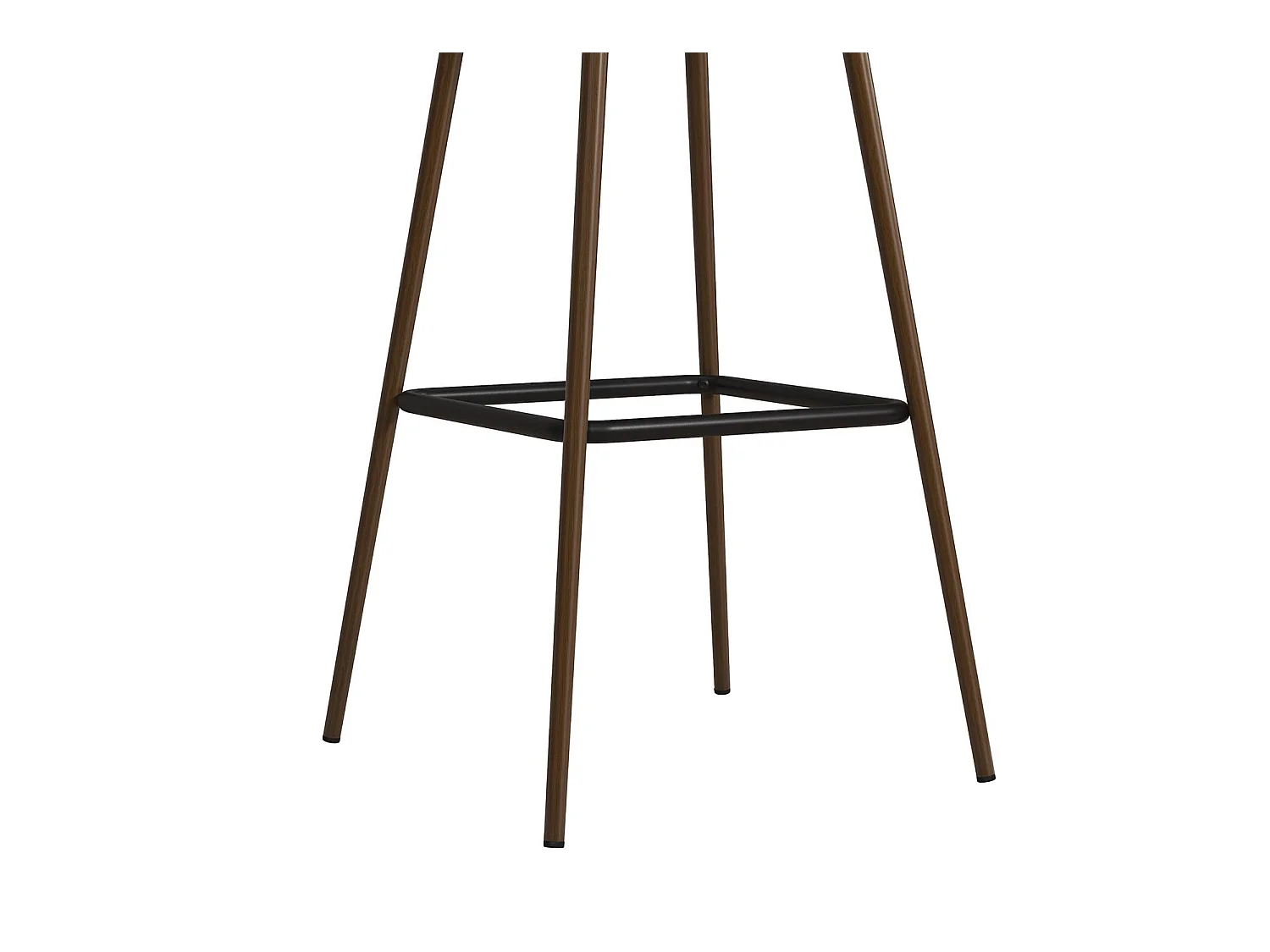 Barhocker aus Leinen, dunkelgrau