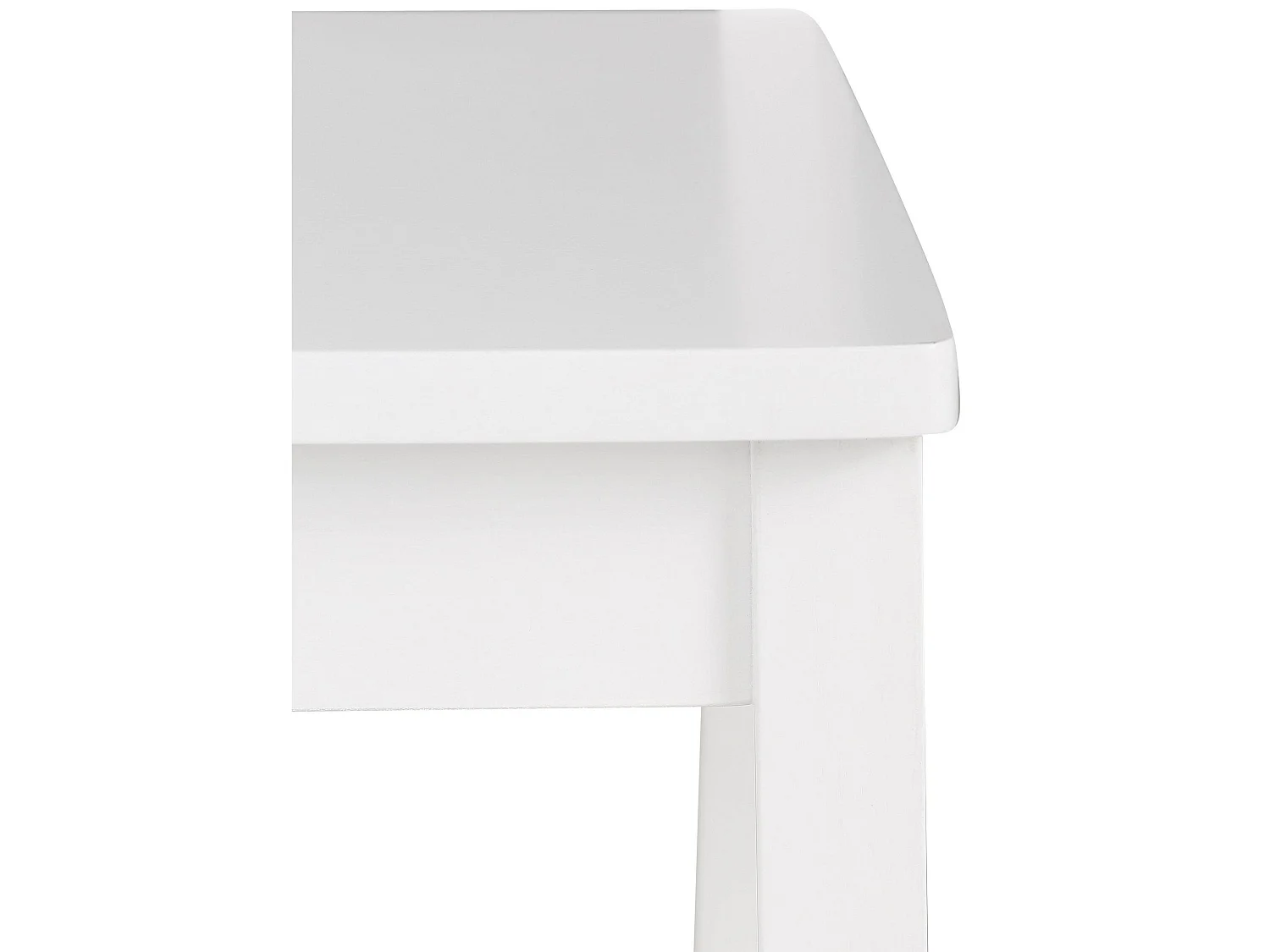 Juego de 2 taburetes de bar en MDF blanco