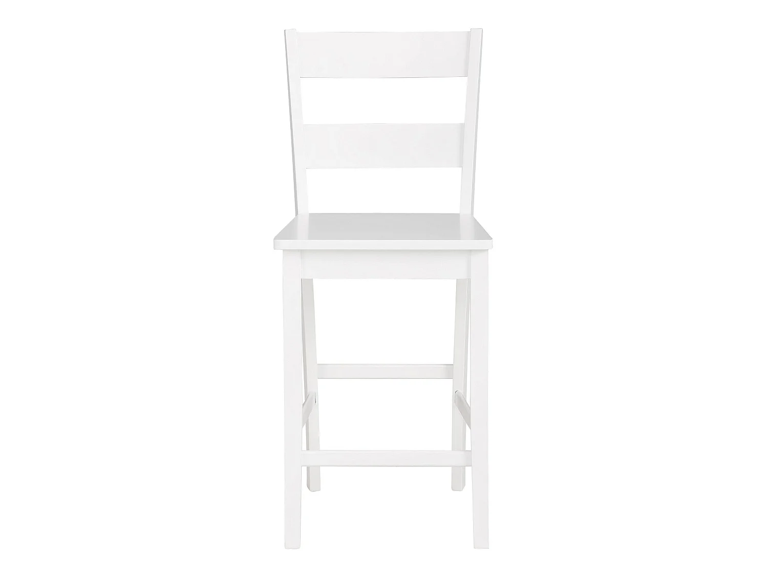 Torpedo | Tabourets de bar set de 2 en MDF blanc