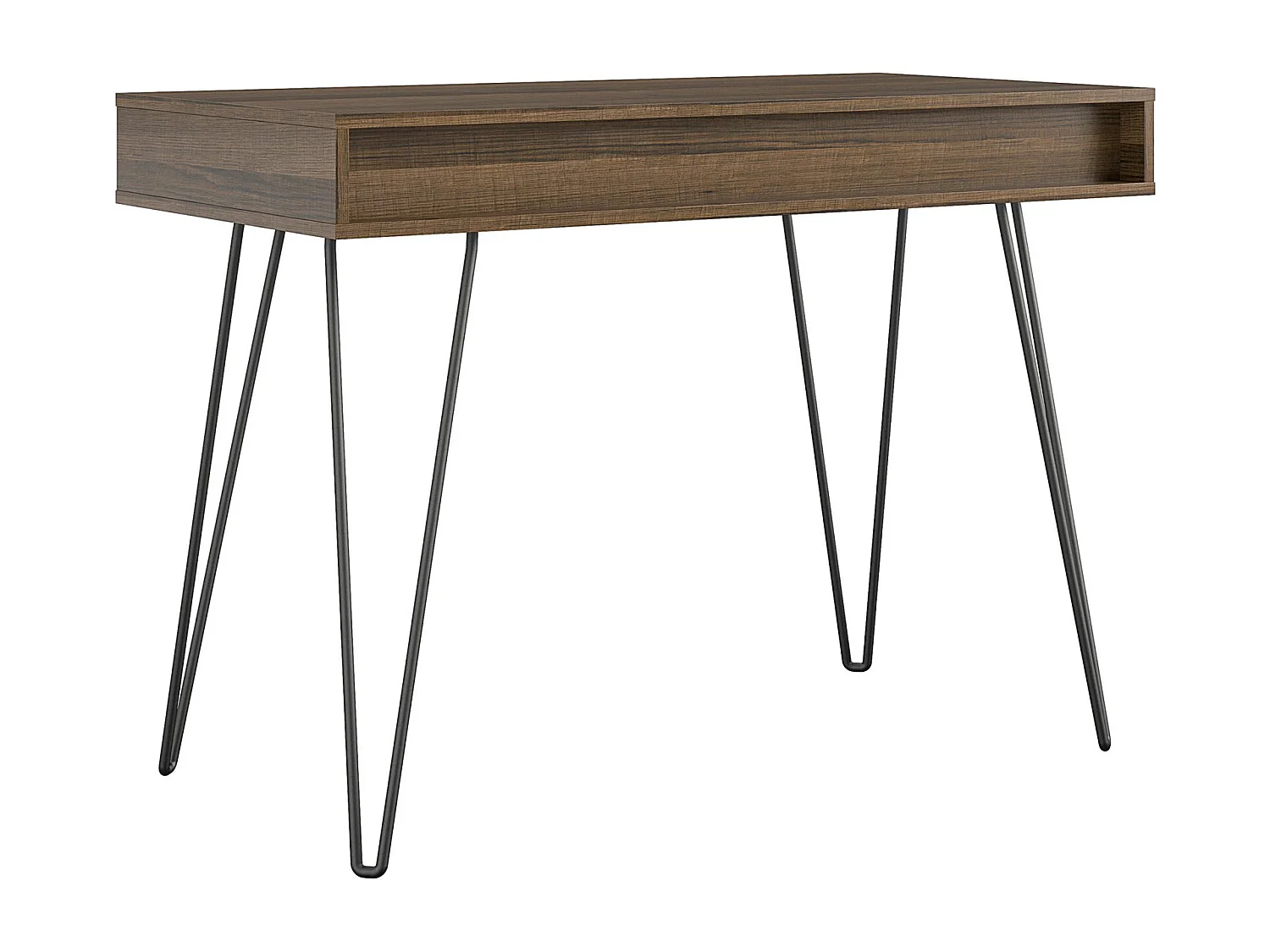 Concord | Bureau avec 1 tiroir en aspect chêne brun