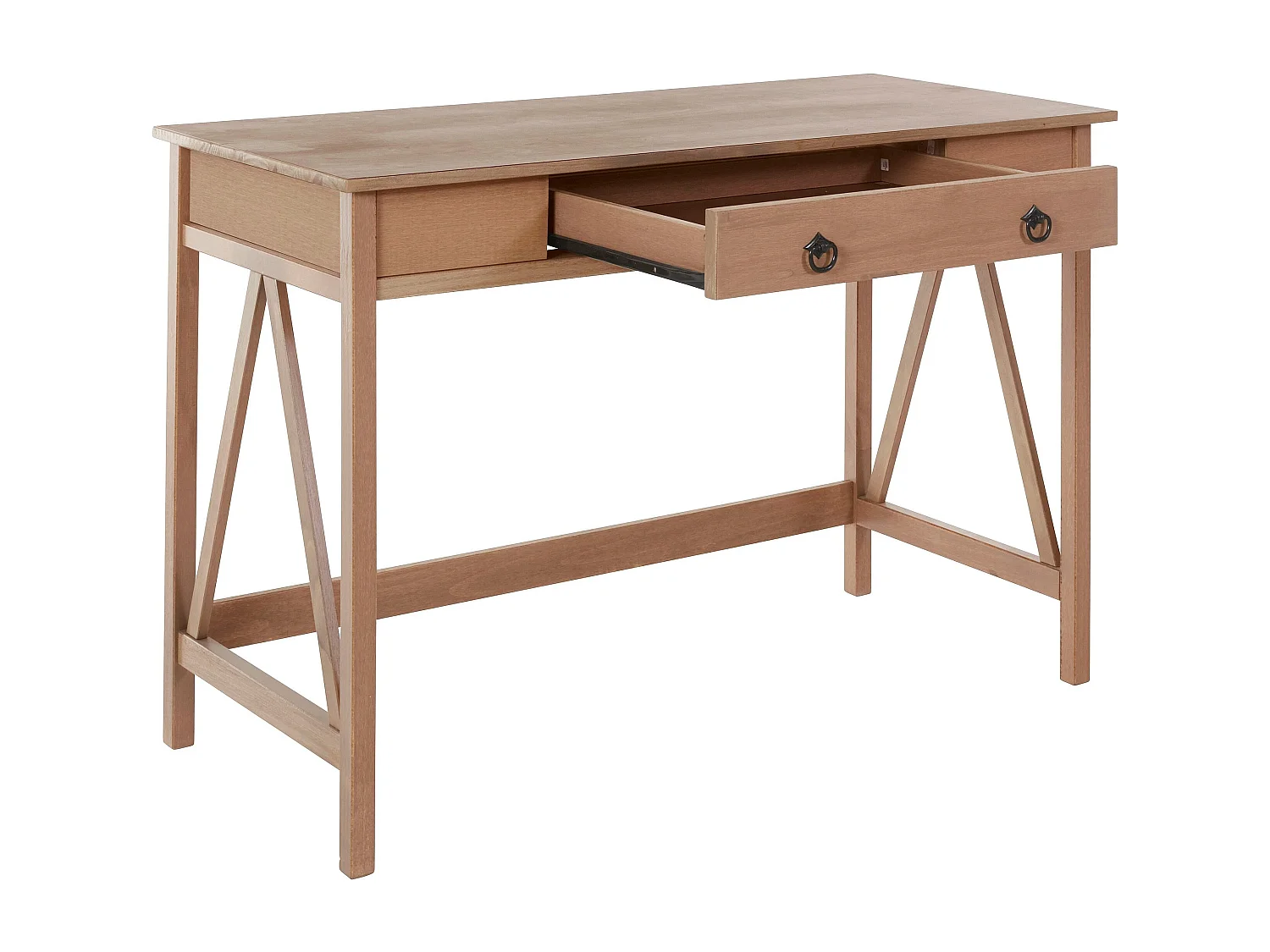 Titian | Bureau avec 1 tiroir en gris