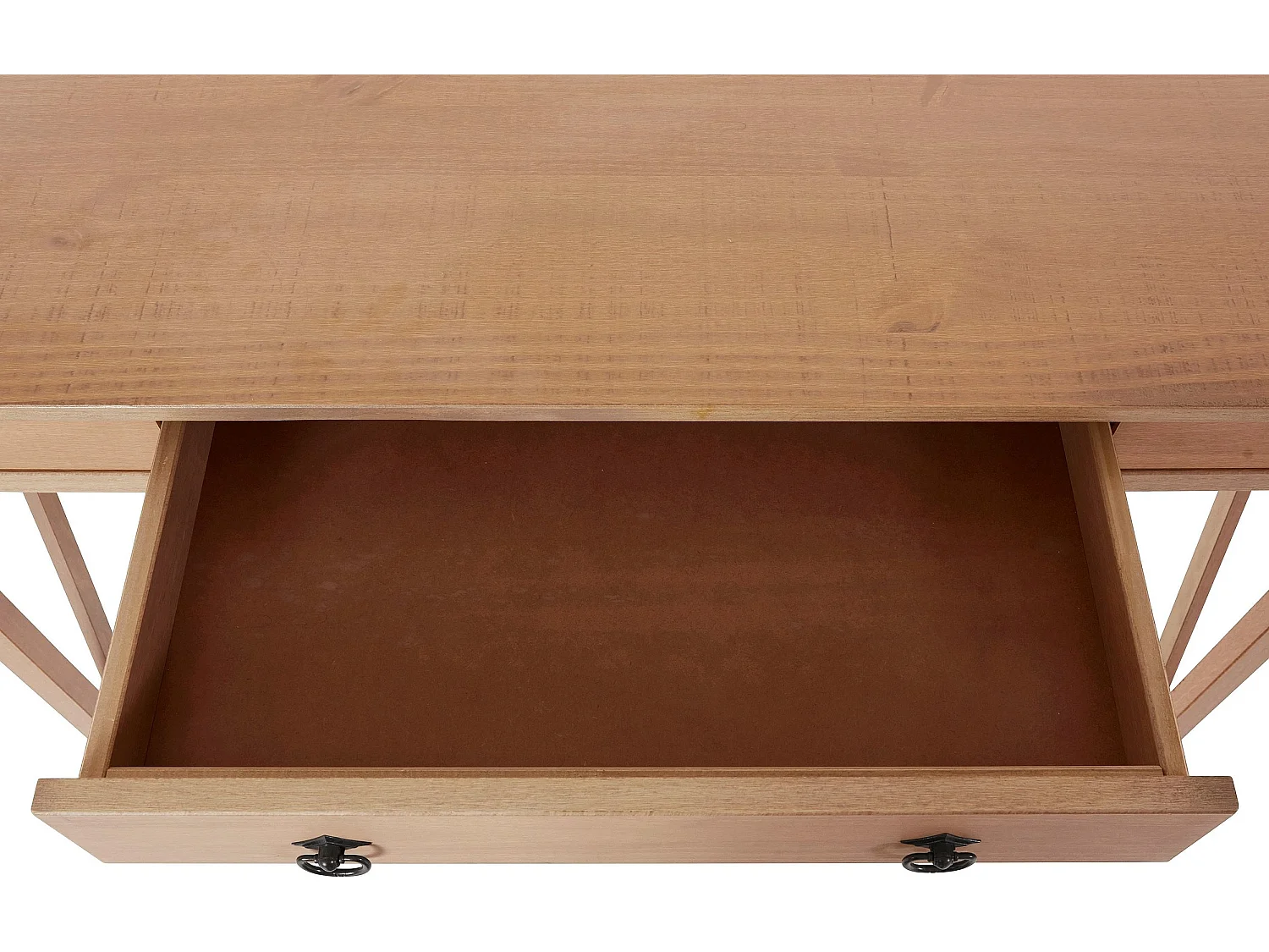 Titian | Bureau avec 1 tiroir en gris