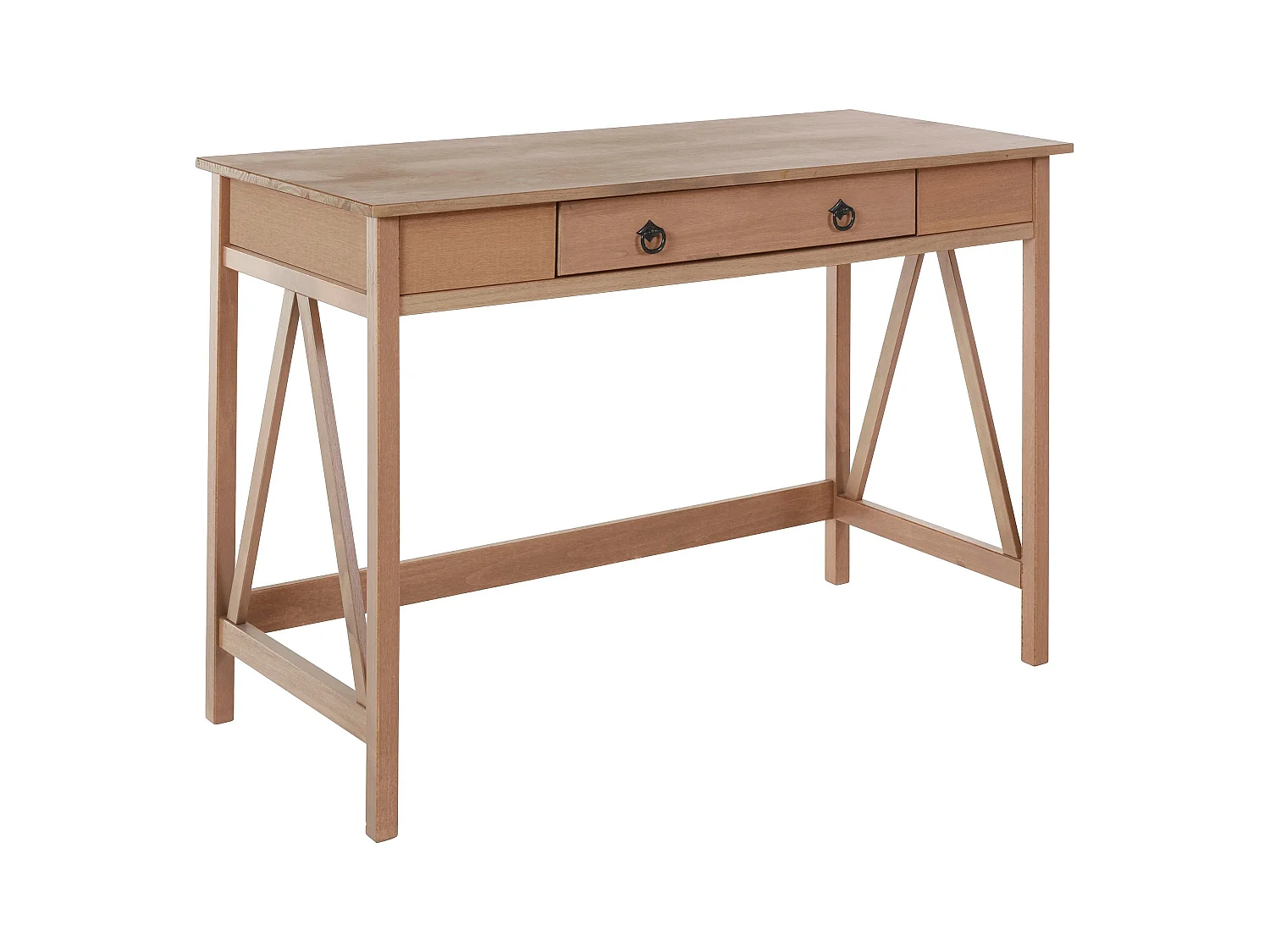 Titian | Bureau avec 1 tiroir en gris