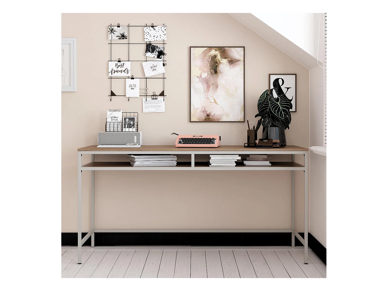 Escritorios escritorios con computadora 1 puerta wd taupe