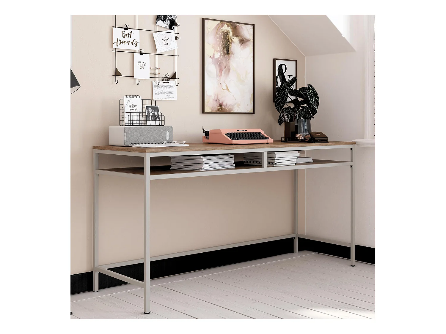 Escritorios escritorios con computadora 1 puerta wd taupe