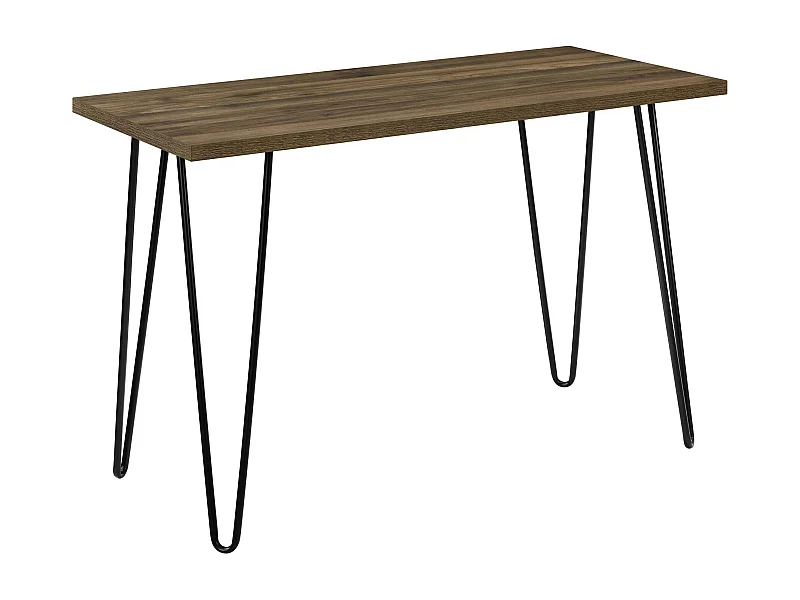 Owen | Bureau d'ordinateur en aspect noyer brun