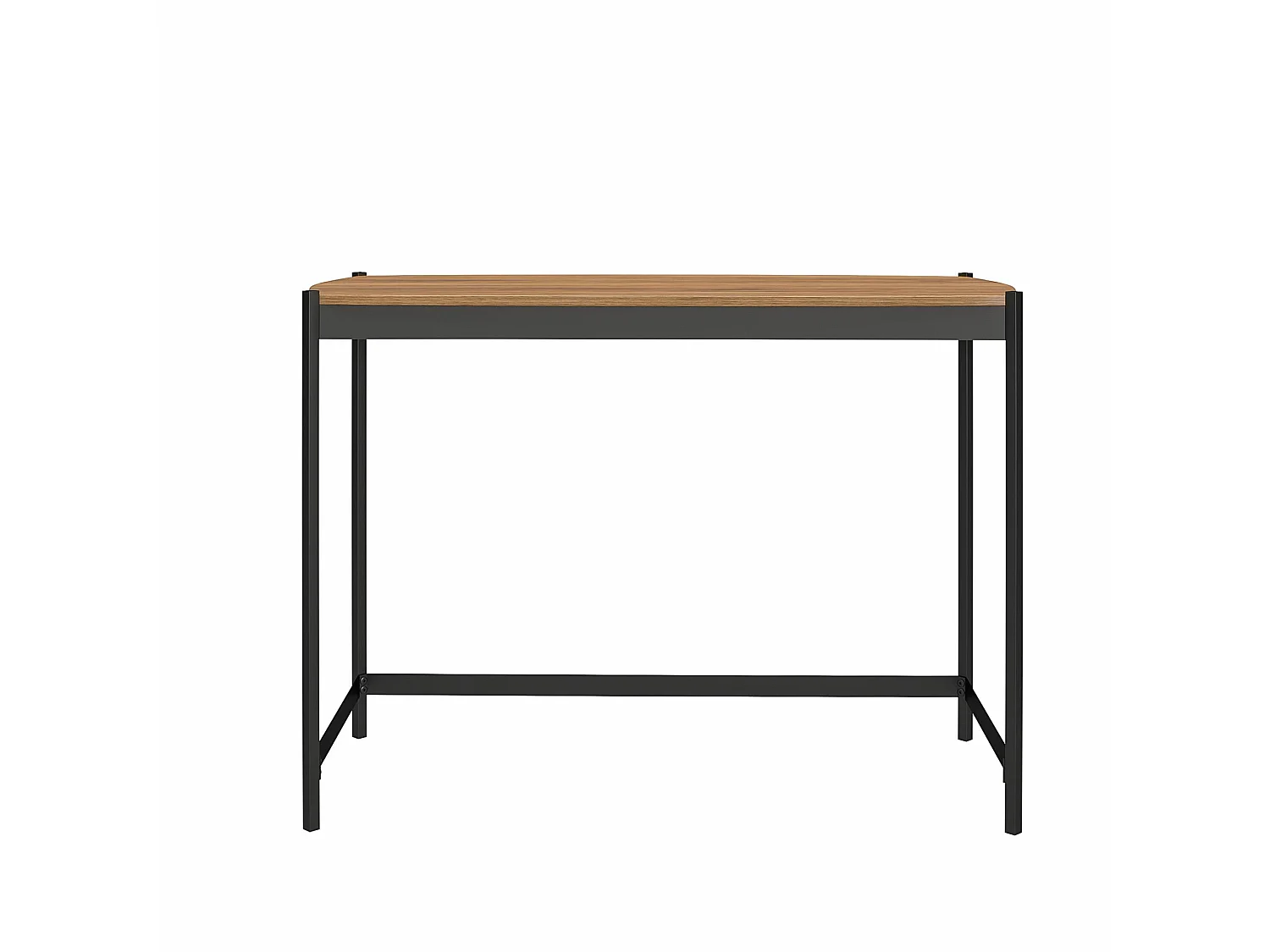 Tallulah | Bureau en panneaux de particules stratifié noyer et structure