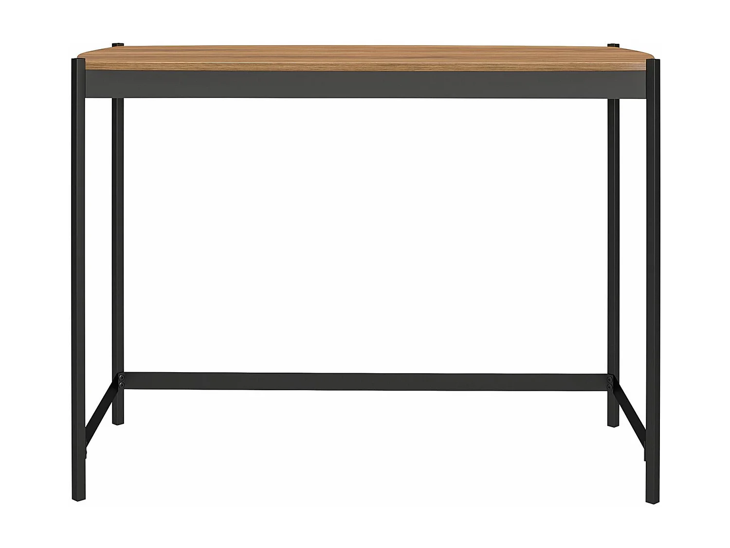 Tallulah | Bureau en panneaux de particules stratifié noyer et structure